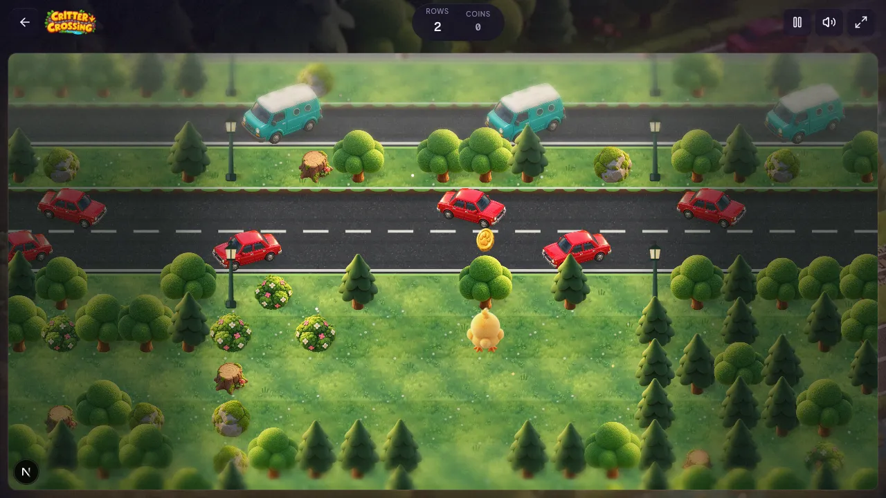 critter crossing gameplay, moment 1
