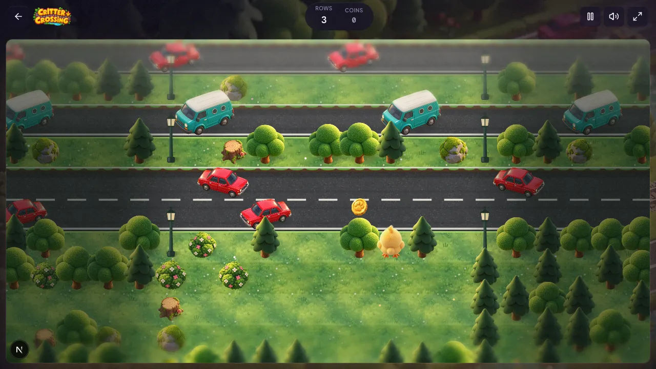 critter crossing gameplay, moment 2