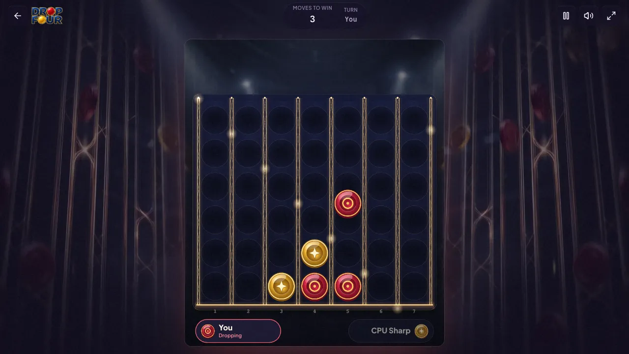 drop four gameplay, moment 2