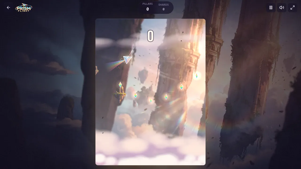 prism flight gameplay, moment 1