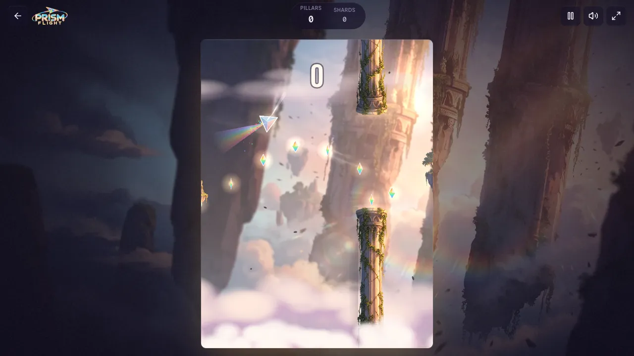prism flight gameplay, moment 2